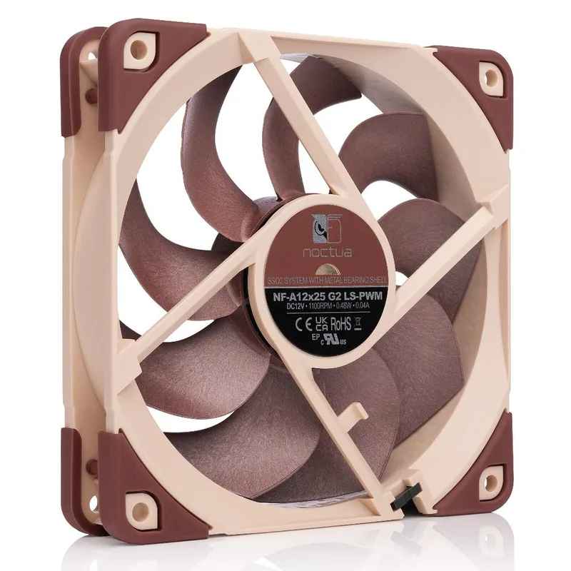 Ventilador 12CM Noctua Nf-a12x25 G2 Ls-pwm Marron - foto 2