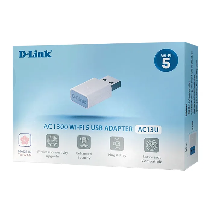 Adaptador REF D-link Ac13u Usb2.0 Wifi-ac/1300mbps Antena Integrada Dualband - foto 2