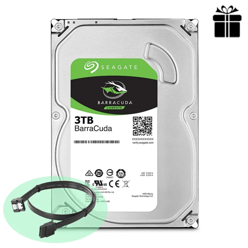 Disco Duro HDD SEAGATE 3.5 8TB 5400RPM 256MB SATA3 BARRACUDA