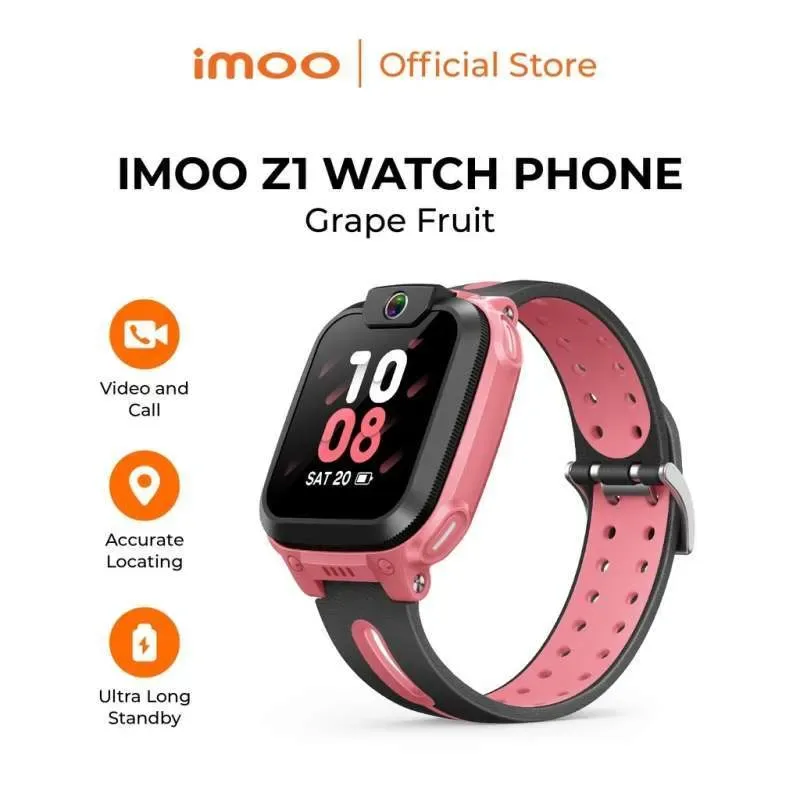 Smartwatch Imoo Phone Z1 Pink Niños - foto 2