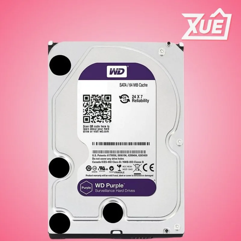 Disco Duro HDD Western Digital 3.5 2TB 5400RPM SATA3 PURPLE - foto 3