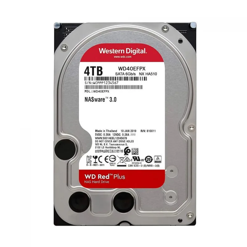 Disco Duro HDD Western Digital 3.5 4TB 256MB 5400RPM SATA3 RED PLUS - foto 4