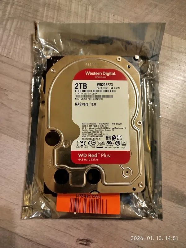 Disco Duro HDD Western Digital NAS 3.5 4TB 128MB SATA3 RED PLUS - foto 2