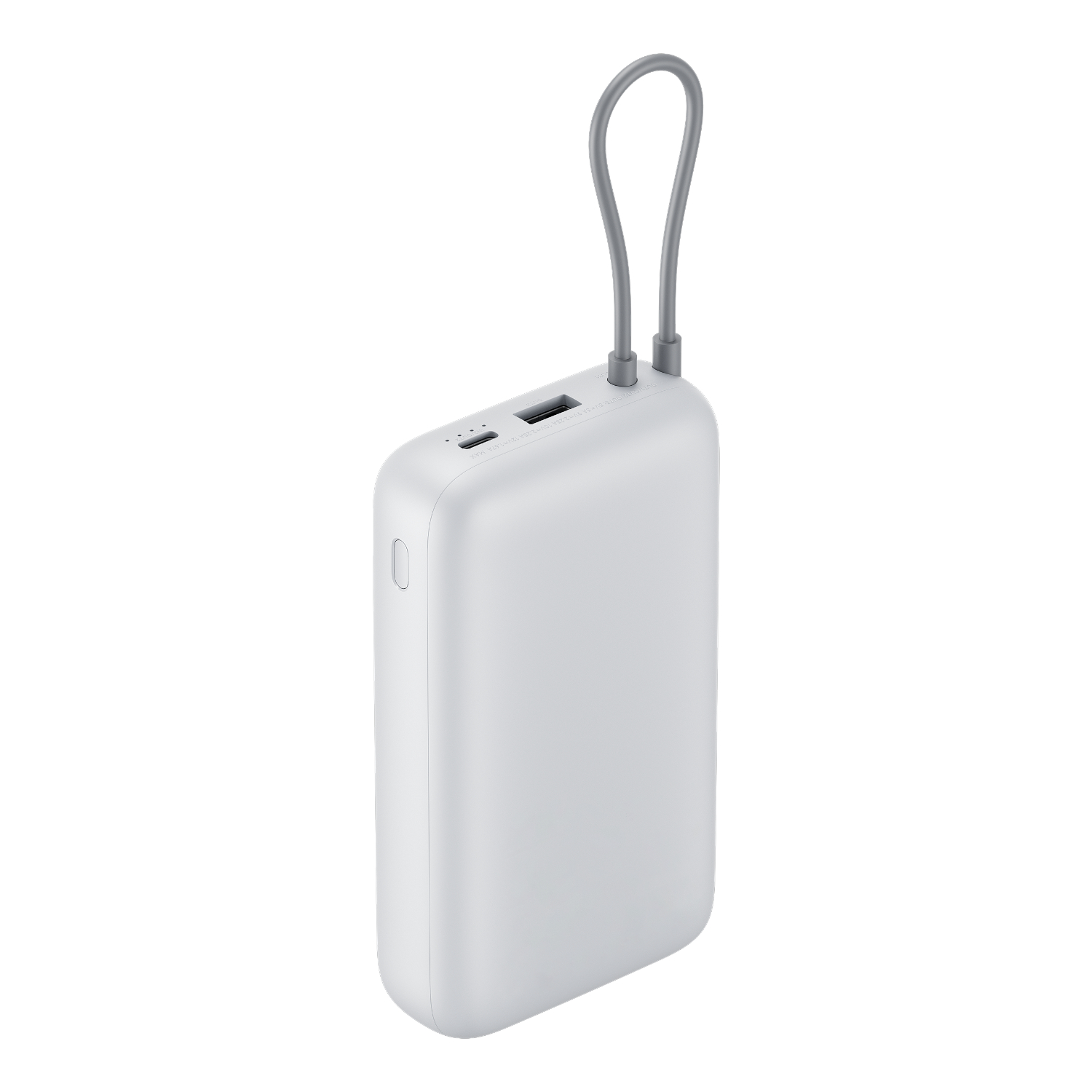 POWERBANK XIAOMI POWER BANK 20000MAH (INTEGRATED CABLE) LIGHT GRAY
