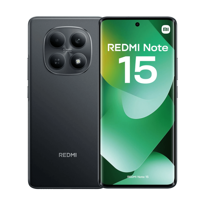 SMARTPHONE XIAOMI REDMI NOTE 15 5G 6,83 8GB RAM 256GB ROM BLACK