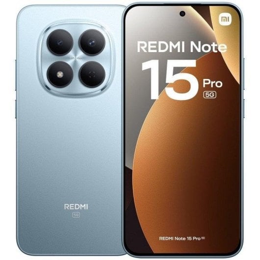 SMARTPHONE XIAOMI REDMI NOTE 15 PRO+ 5G 6,83 12GB RAM 512GB ROM GLACIER BLUE