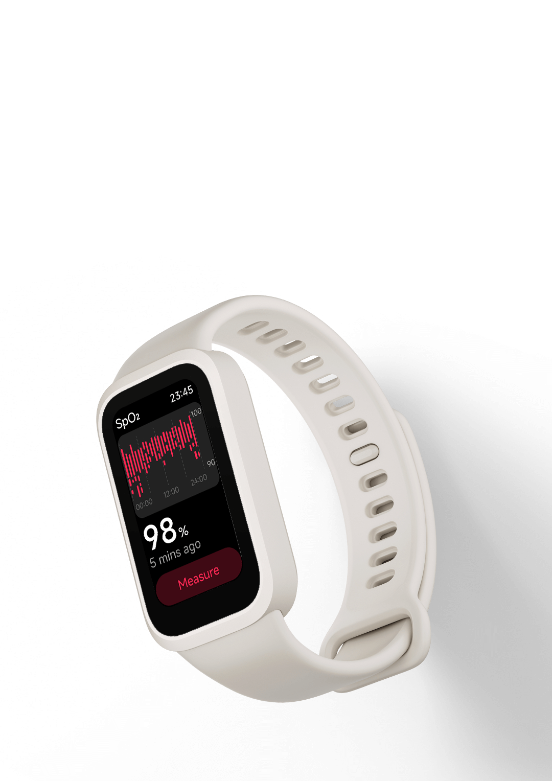 PULSERA XIAOMI SMART BAND 9 ACTIVE BEIGE WHITE - miniatura 2